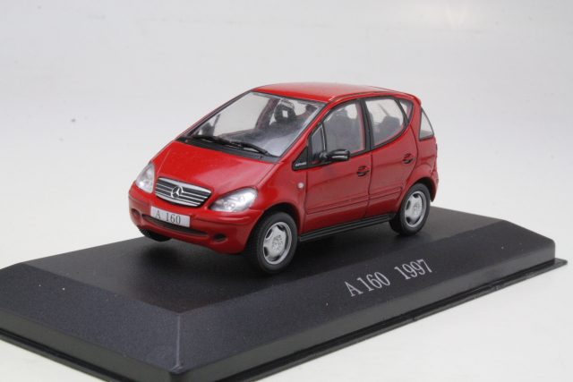 Mercedes A-Class A160 (w168) 1997, red