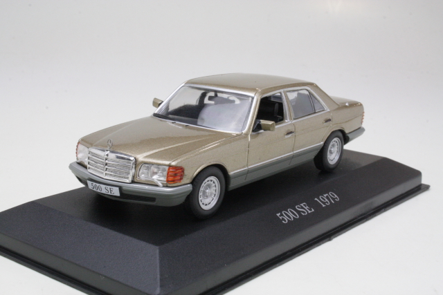 Mercedes 500SE 1979, ruskea