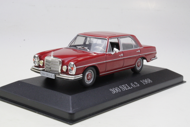 Mercedes 300SEL 6.3 (w109) 1968, punainen - Sulje napsauttamalla kuva