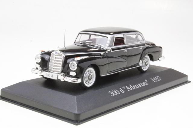 Mercedes 300D Limousine Adenauer (w189) 1957, musta - Sulje napsauttamalla kuva