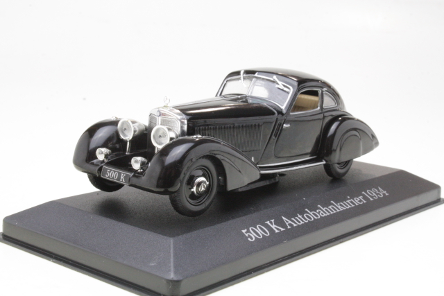 Mercedes 500K Autobahnkurier (w29) 1934, musta