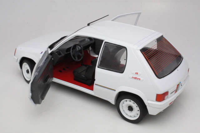 Peugeot 205 Rally 1.3 1988, white - Click Image to Close