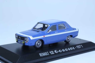 Renault 12 Gordini 1971, sininen - Sulje napsauttamalla kuva