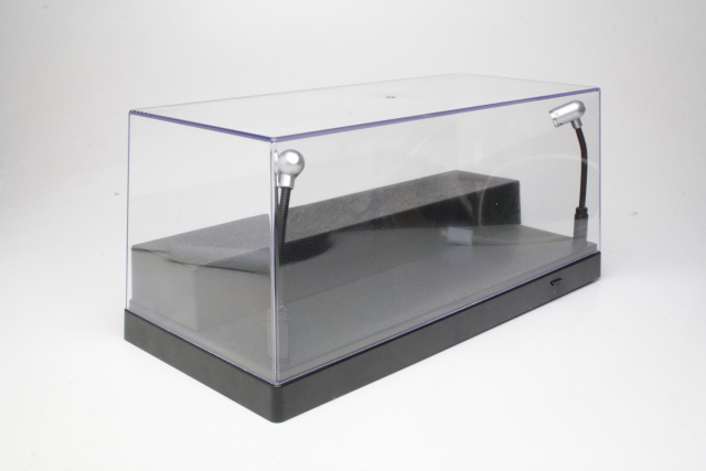 Plastic Showcase 1:43 with LED-lights