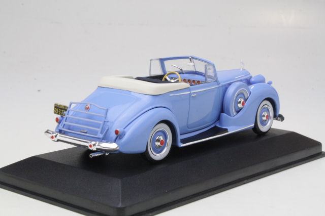 Packard Victoria Convertible 1938, blue - Click Image to Close