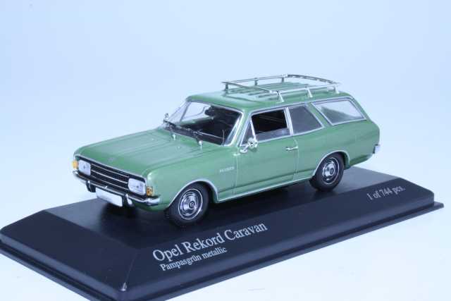 Opel Rekord C Caravan 1971, vihreä