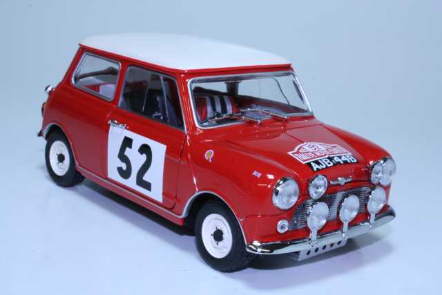 Mini Cooper S1275, 1st. Monte Carlo 1965, T.Mäkinen, no.52