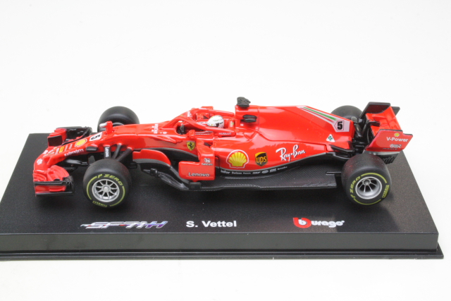 Ferrari SF71H, F1 2018, S.Vettel, no.5 "Signature" - Sulje napsauttamalla kuva