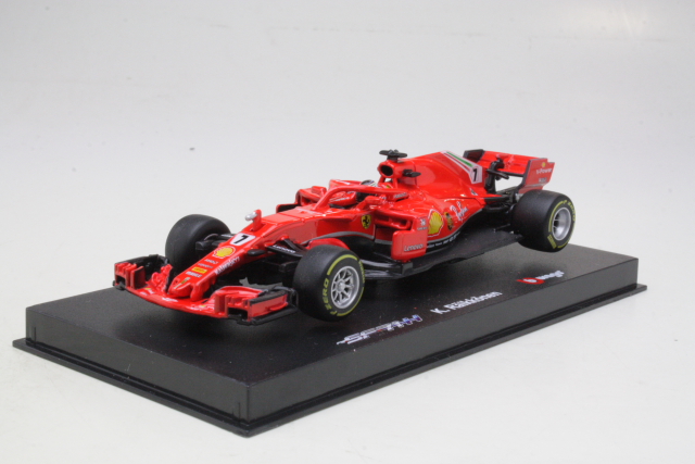 Ferrari SF71H, F1 2018, K.Räikkönen, no.7 "Signature" - Sulje napsauttamalla kuva