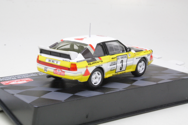 Audi Sport Quattro, 2nd. Monte Carlo 1985, W.Rohrl, no.3 - Sulje napsauttamalla kuva