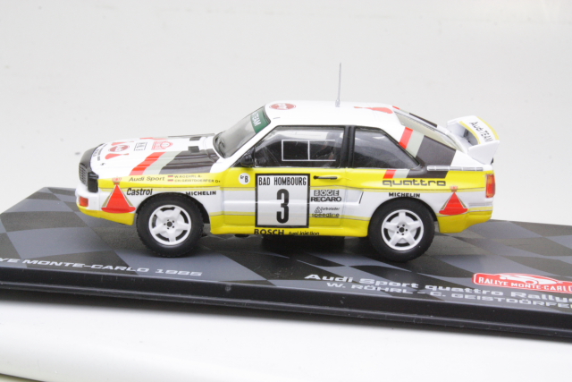 Audi Sport Quattro, 2nd. Monte Carlo 1985, W.Rohrl, no.3