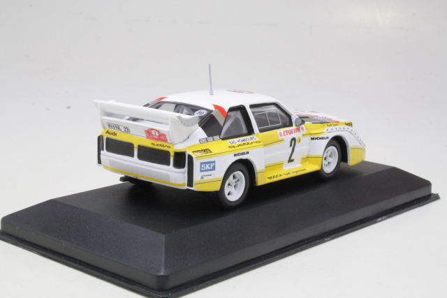 Audi Sport Quattro S1, 4th. Monte Carlo 1986, W.Rohrl, no.2 - Sulje napsauttamalla kuva