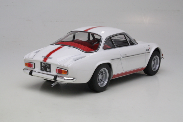 Alpine Renault A110 1600S 1971, white/red stripes