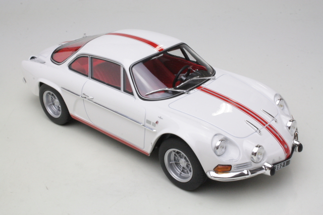 Alpine Renault A110 1600S 1971, white/red stripes