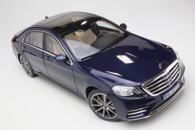 Mercedes S-Class AMG-Line 2018, tummansininen