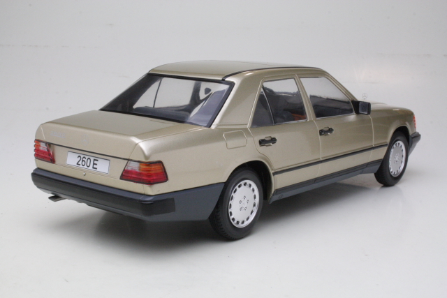 Mercedes 260E (W124) 1984, light brown - Click Image to Close