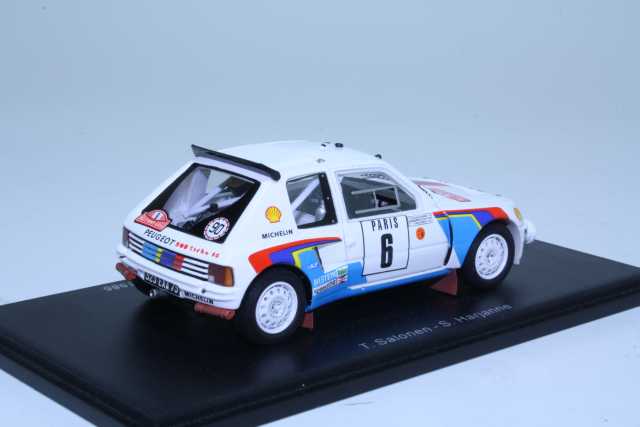 Peugeot 205 T16, Monte Carlo 1985, T.Salonen, no.6