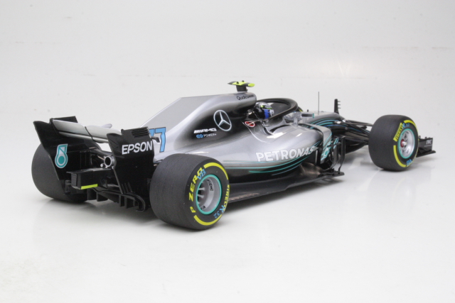 Mercedes AMG W09, Showcar 2018, V.Bottas, no.77 - Sulje napsauttamalla kuva