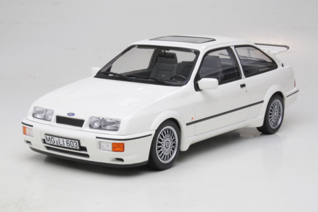 Ford Sierra RS Cosworth 1986, valkoinen - Sulje napsauttamalla kuva