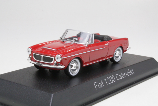 Fiat 1200 Spider 1959, punainen - Sulje napsauttamalla kuva