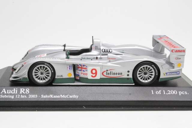 Audi R8, 12h Sebring 2003, Salo/Kane/McCarthy, no.9 - Click Image to Close