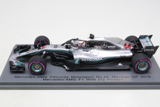 Mercedes AMG W09, Mexican GP 2018, L.Hamilton, no.44 - Sulje napsauttamalla kuva