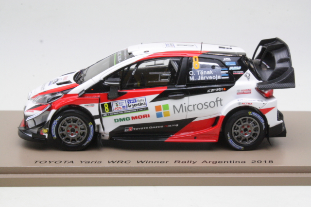 Toyota Yaris WRC, 1st. Argentina 2018, O.Tanak, no.8 - Sulje napsauttamalla kuva