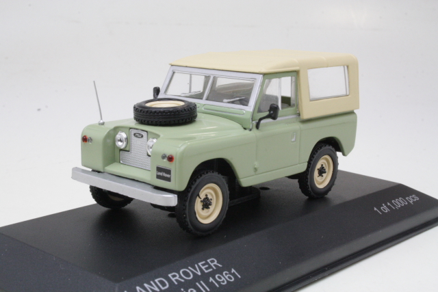 Land Rover 88 Serie II 1961, vihreä/beige - Sulje napsauttamalla kuva