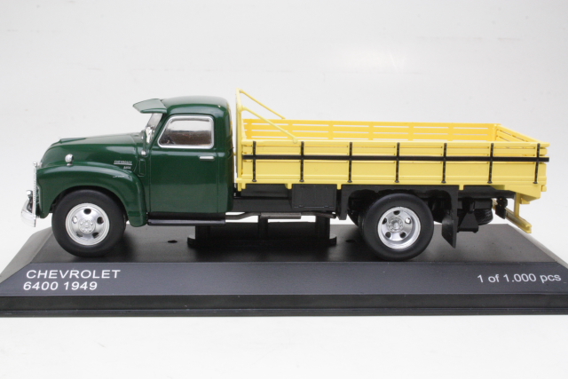 Chevrolet 6400 1949, tummanvihreä/keltainen