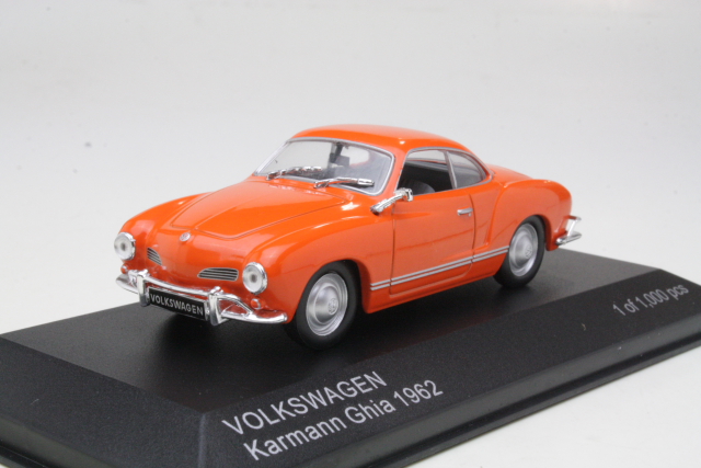 VW Karmann Ghia 1962, oranssi - Sulje napsauttamalla kuva