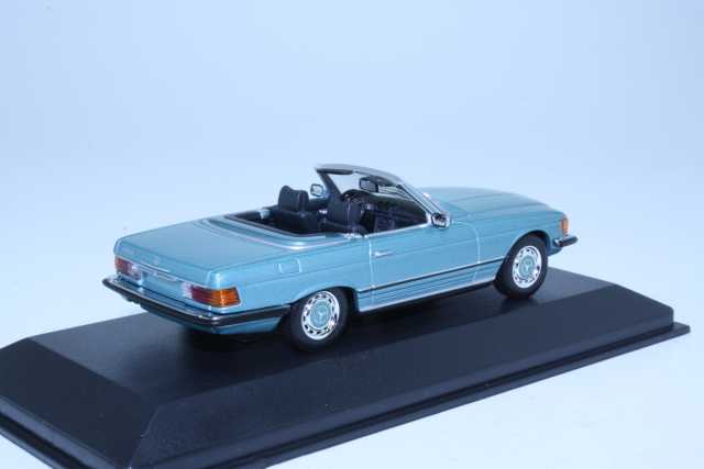Mercedes 350SL Cabriolet (R107) 1971, blue