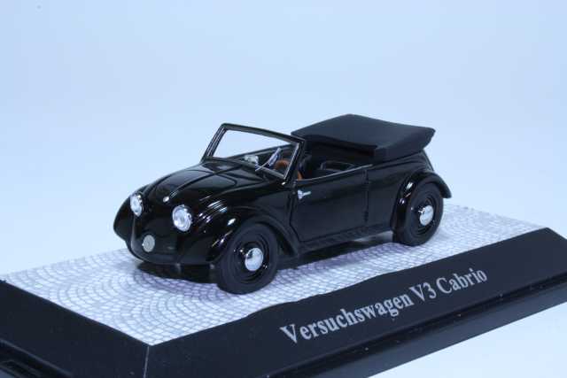 Versuchswagen Prototyp V3 Cabrio, musta