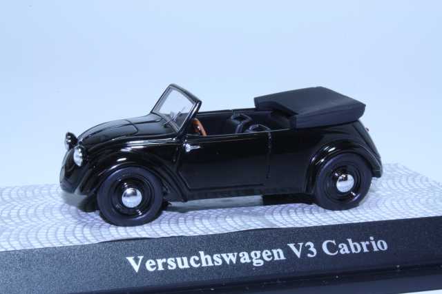 Versuchswagen Prototyp V3 Cabrio, musta