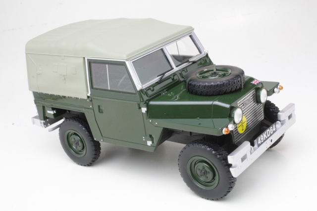 Land Rover Lightweight Series 2A "Soft Top" 1968, vihreä - Sulje napsauttamalla kuva