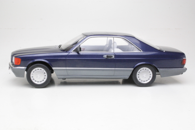 Mercedes 560 SEC (c126), dark blue - Click Image to Close