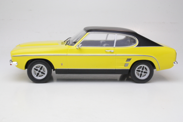 Ford Capri Mk1 2000GXL 1973, yellow/black - Click Image to Close