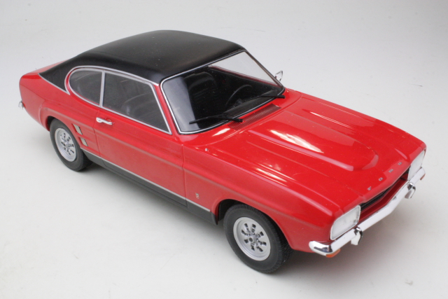 Ford Capri Mk1 1600GT 1973, red/black - Click Image to Close