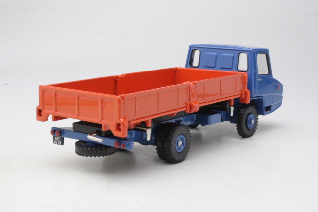 Berliet Stradair Benne basculante latérale, orange/blue