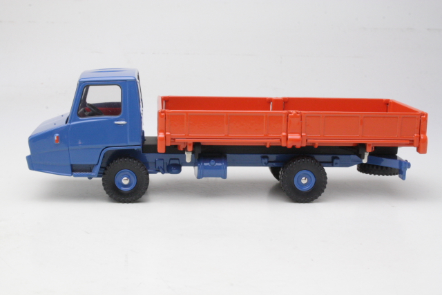 Berliet Stradair Benne basculante latérale, orange/blue