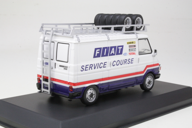 Fiat 242 1979 "Fiat France Service Course" roof rack - Sulje napsauttamalla kuva