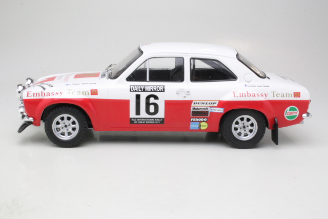 Ford Escort Mk1 RS1600, RAC 1971, T.Mäkinen, no.16 - Sulje napsauttamalla kuva