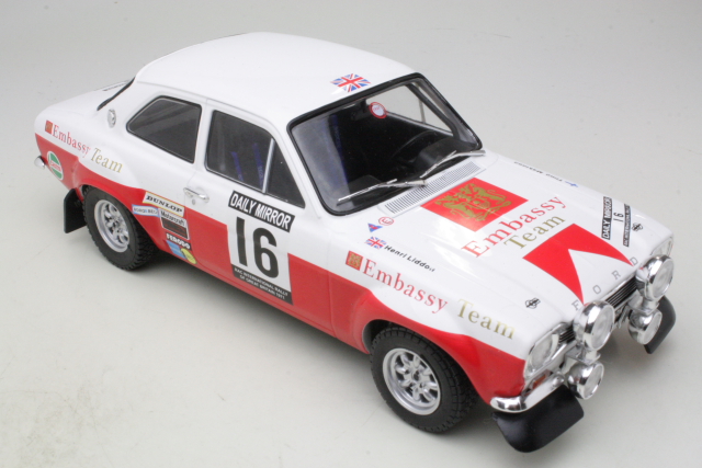 Ford Escort Mk1 RS1600, RAC 1971, T.Mäkinen, no.16 - Sulje napsauttamalla kuva