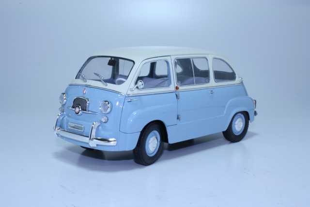 Fiat 600 Multipla Stradale Biocolore, blue/white