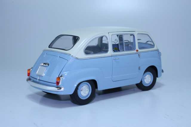 Fiat 600 Multipla Stradale Biocolore, blue/white