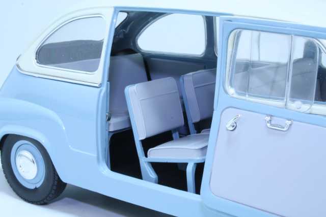 Fiat 600 Multipla Stradale Biocolore, blue/white