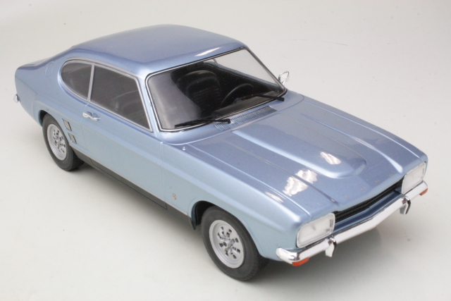 Ford Capri Mk1 1600XL 1973, vaaleansininen - Sulje napsauttamalla kuva