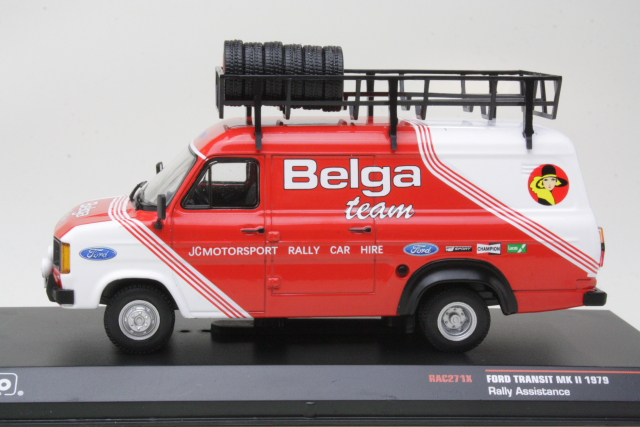 Ford Transit Mk2 1979 "Rally Assistance Belga" - Sulje napsauttamalla kuva