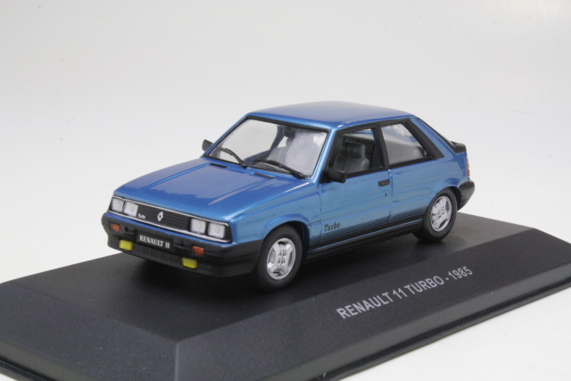 Renault R11 Turbo 1985, sininen - Sulje napsauttamalla kuva