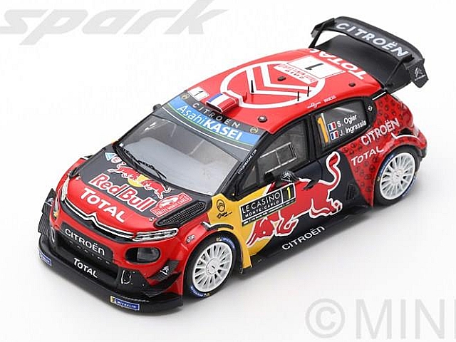 Citroen C3 WRC, 1st. Monte Carlo 2019, S.Ogier, no.1 - Sulje napsauttamalla kuva