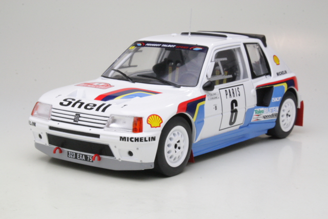 Peugeot 205T16, Monte Carlo 1985, T.Salonen, no.6 - Sulje napsauttamalla kuva